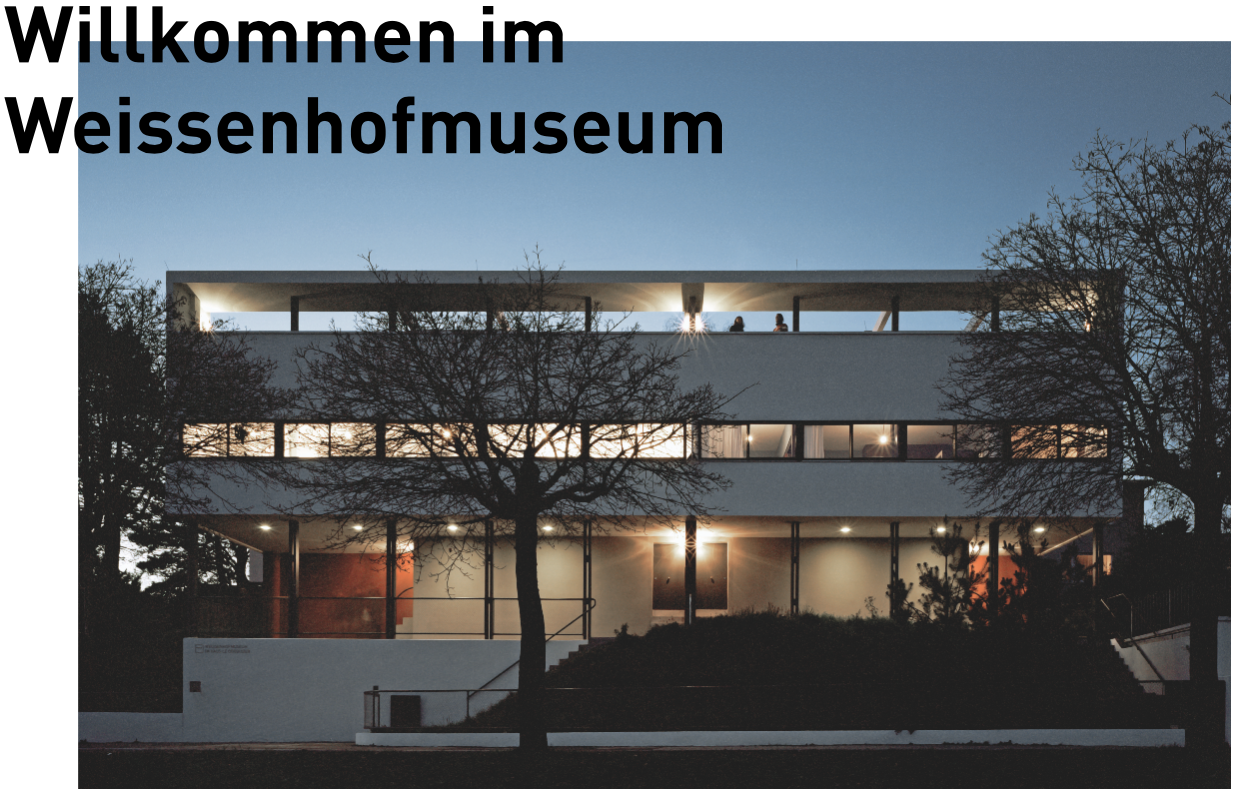 Willkommen im Weissenhofmuseum